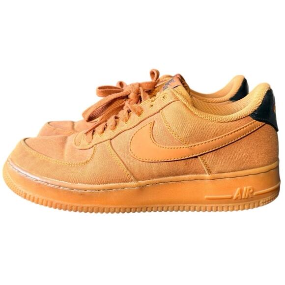 Nike Air Force 1 Low LV8 Style Monarch Gum Canvas Men\'s Sneakers 8.5 AQ0117-800 main image 3